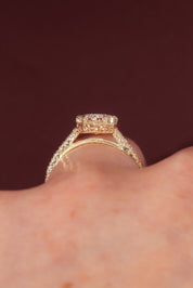 2.55ct E - VS1 Step Cut Oval Lab Diamond Evelyn - PBD Engagement Rings