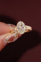 2.55ct E-VS1 Oval Step Cut Lab Diamond Evelyn