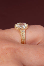 2.55ct E - VS1 Step Cut Oval Lab Diamond Evelyn - PBD Engagement Rings