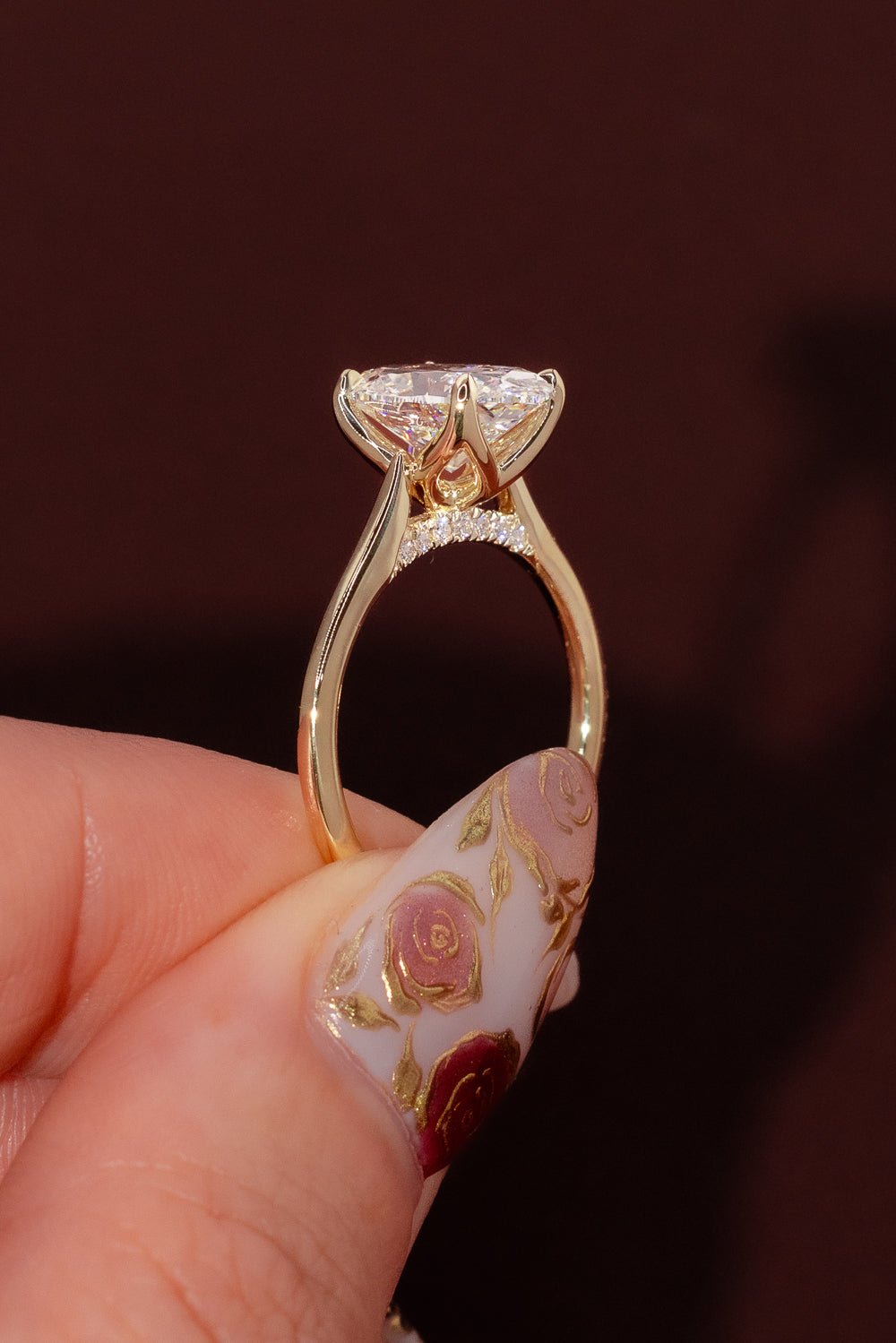 2.56ct E - VS1 Oval Lab Diamond Hana - PBD Engagement Rings