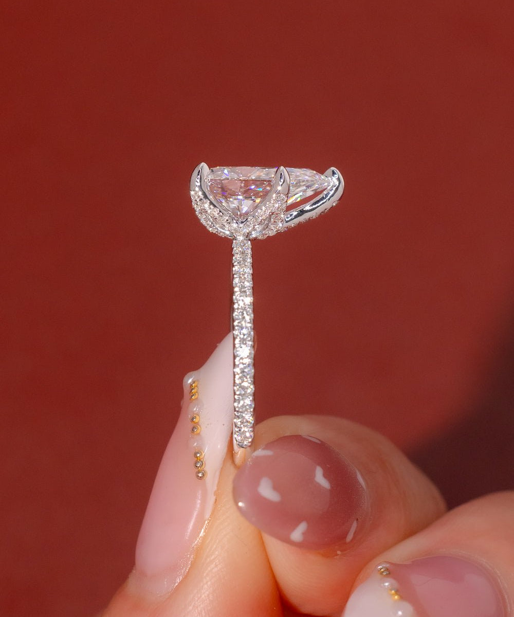 2.58ct D - VVS2 Pear Lab Diamond Samantha - PBD Engagement Rings