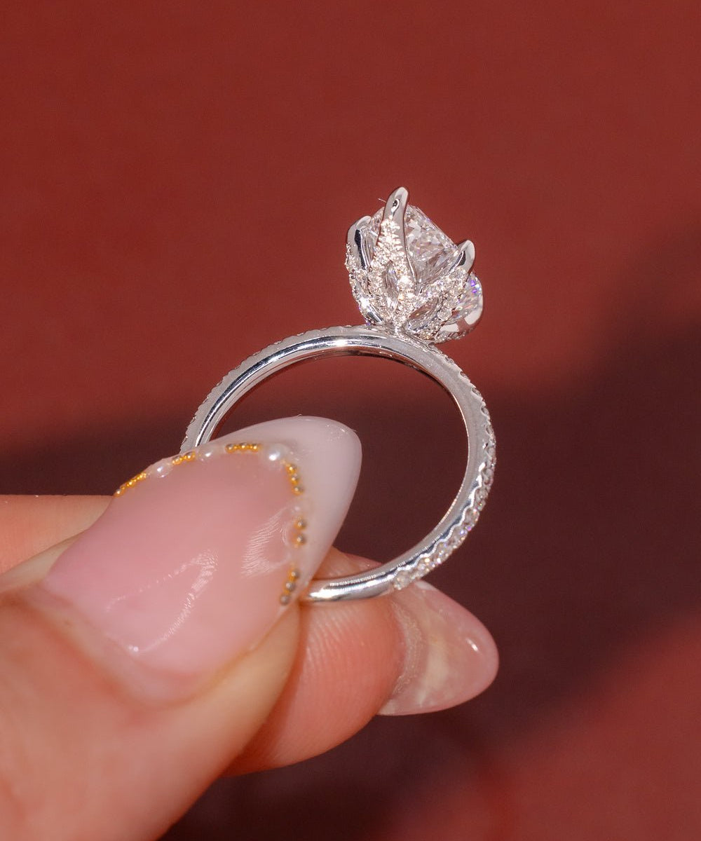 2.58ct D - VVS2 Pear Lab Diamond Samantha - PBD Engagement Rings