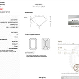 2.59ct D-VVS2 Emerald Lab Diamond Gracie Engagement Rings Princess Bride Diamonds 