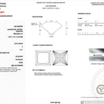 2.59ct E-VS1 Princess Lab Diamond Stephanie Engagement Rings Princess Bride Diamonds 
