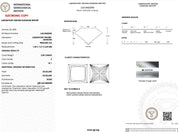 2.59ct E - VS1 Princess Lab Diamond Stephanie - PBD Engagement Rings