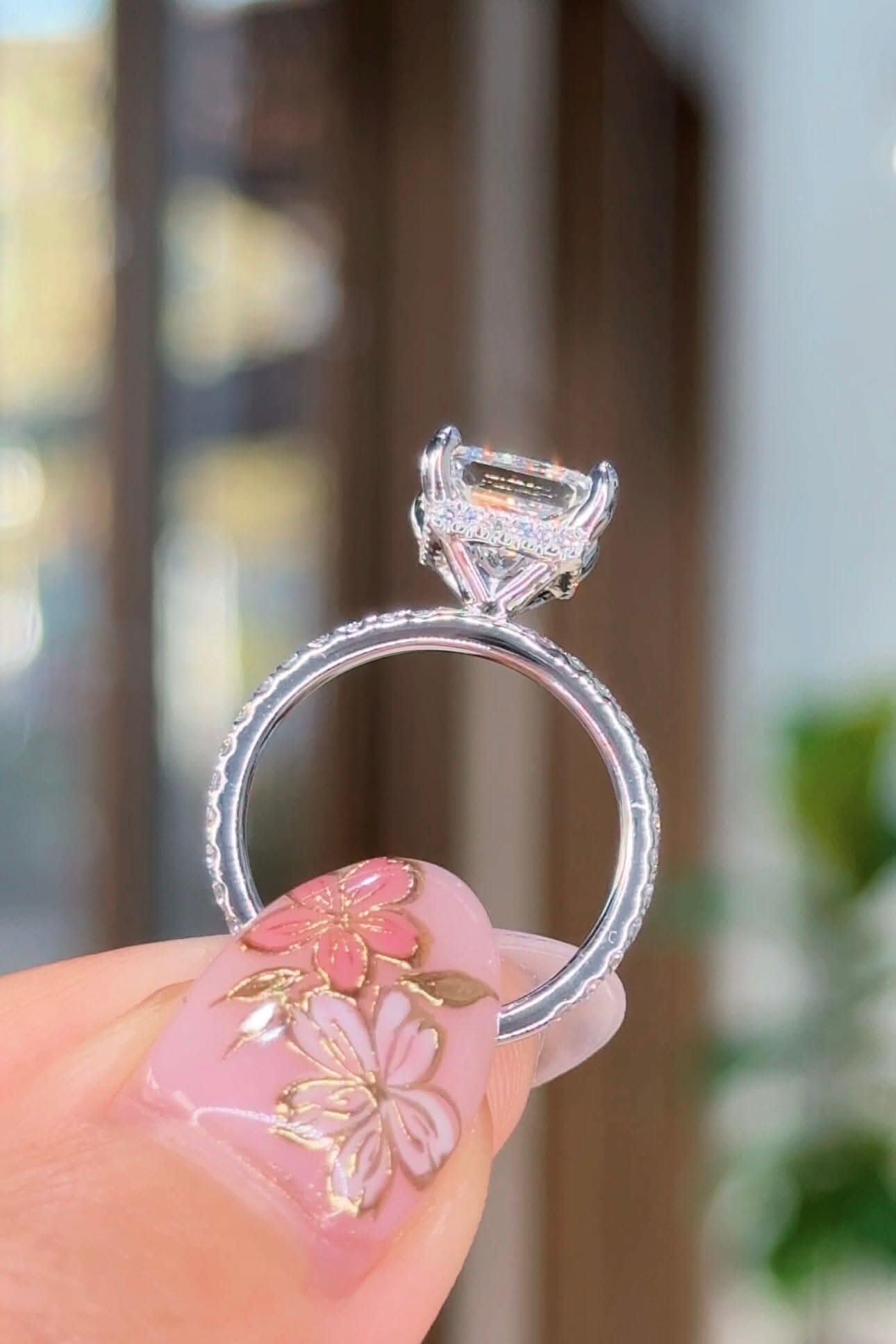 2.59ct E - VS1 Princess Lab Diamond Stephanie - PBD Engagement Rings