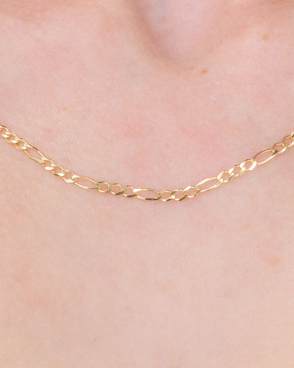 2.5mm Dainty Figaro Chain Necklaces Princess Bride Diamonds 