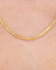 2.5mm Wheat Chain 14k Yellow Gold Necklaces Princess Bride Diamonds 