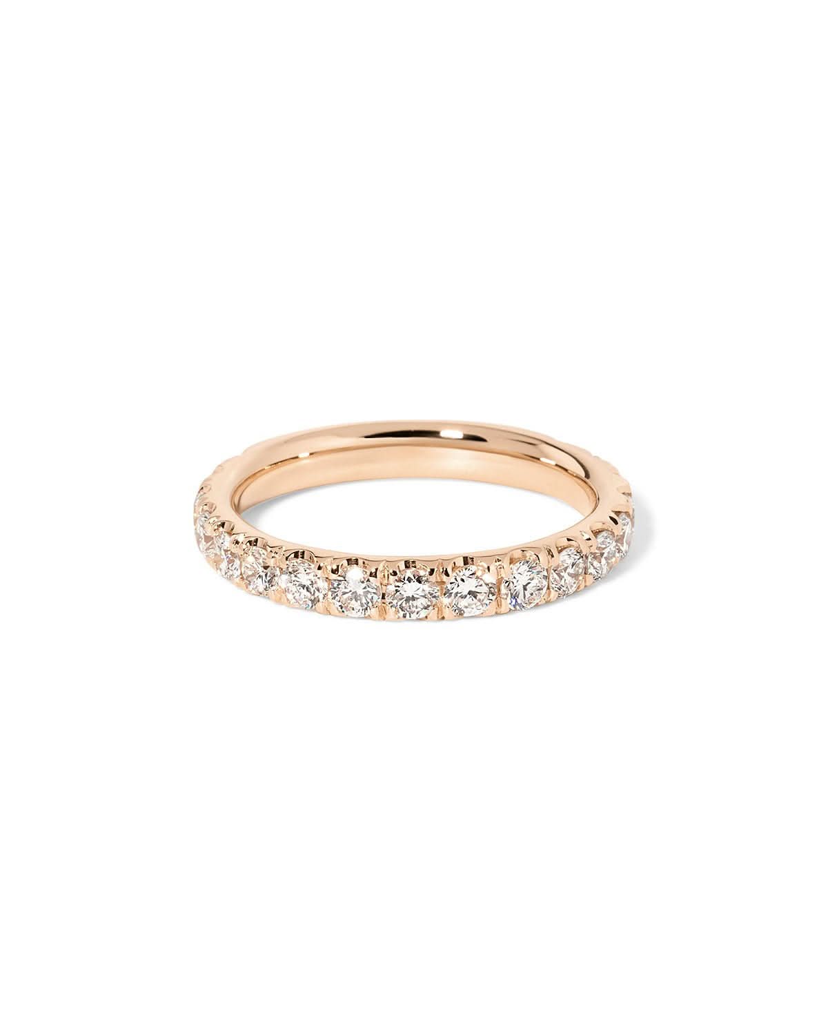 2.6mm Core Pavé Diamond Ring - PBD Rings