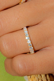 2.6mm Core Pavé Diamond Ring - PBD Rings