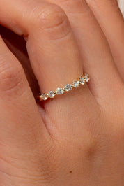 2.6mm Floating Single Prong Diamond Ring - PBD Rings