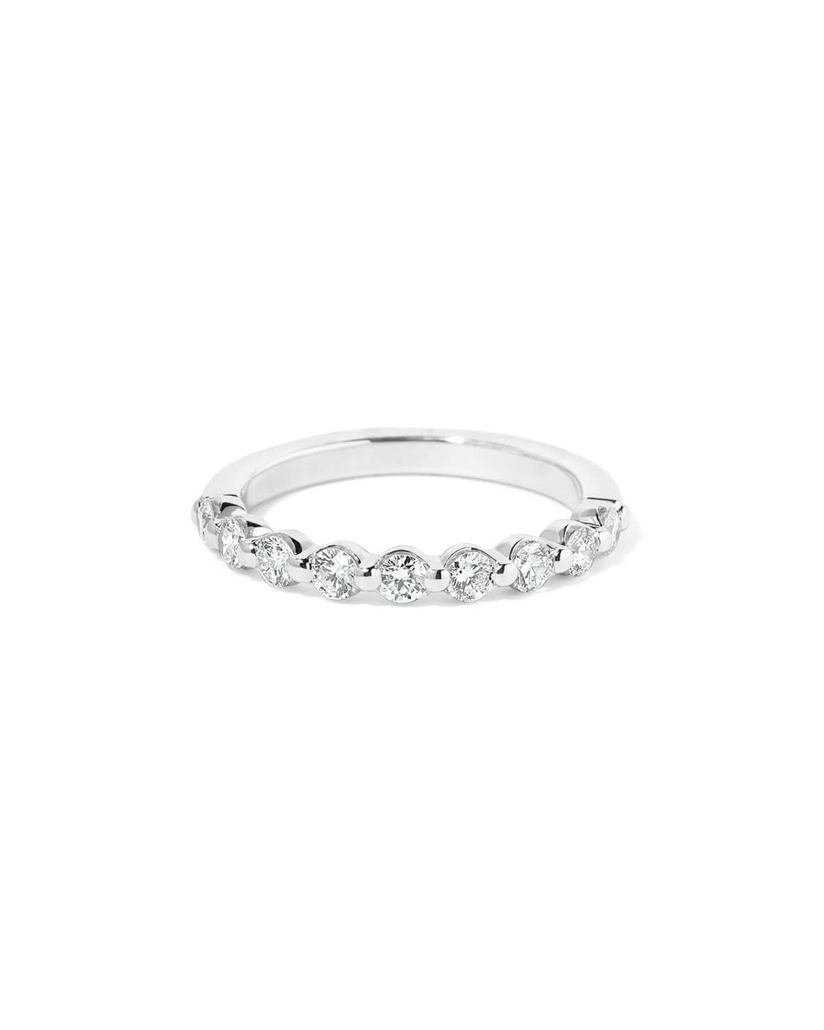 2.6mm Floating Single Prong Diamond Ring - PBD Rings