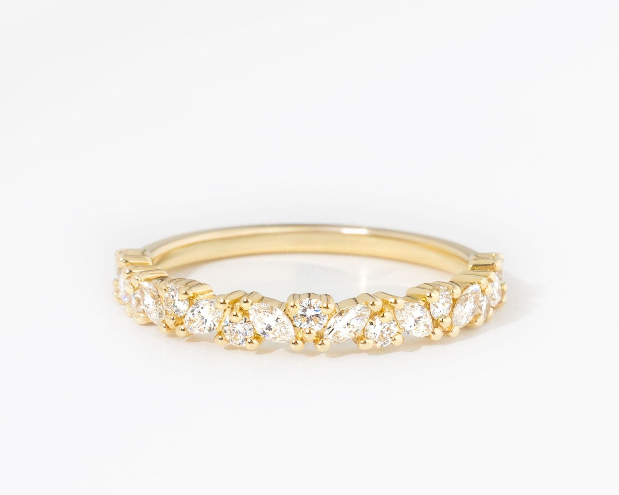 2.6mm Mariposa Rings Princess Bride Diamonds 
