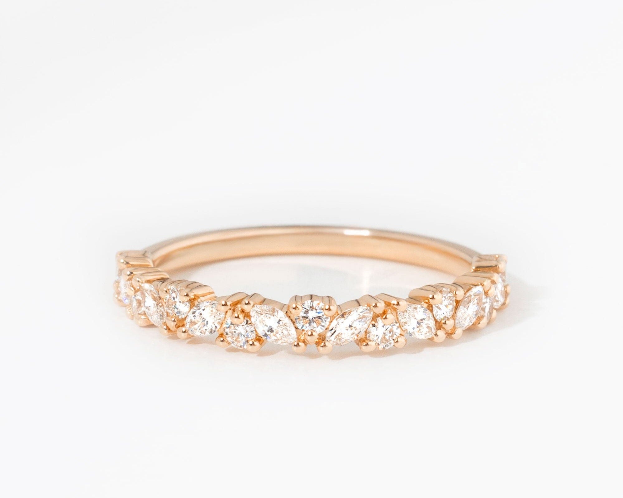 2.6mm Mariposa Rings Princess Bride Diamonds 