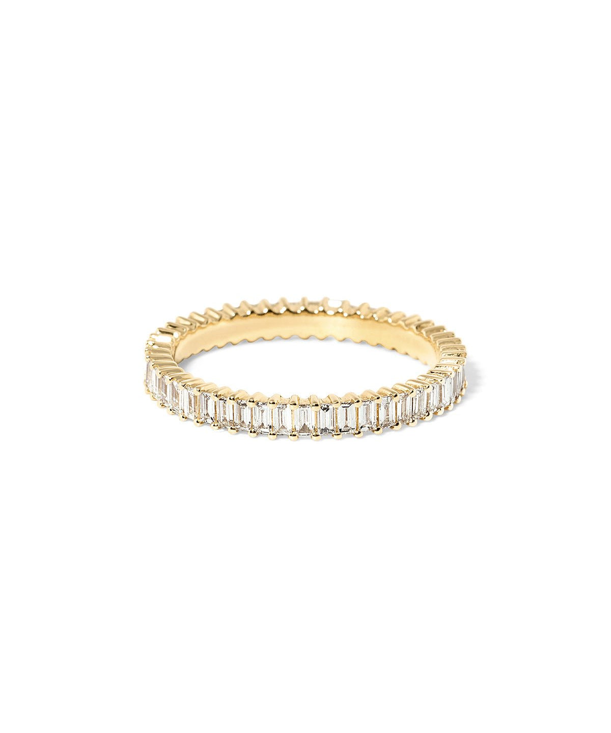 2.6mm Mini Baguette Diamond Ring - PBD Rings