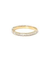 2.6mm Mini Baguette Diamond Ring