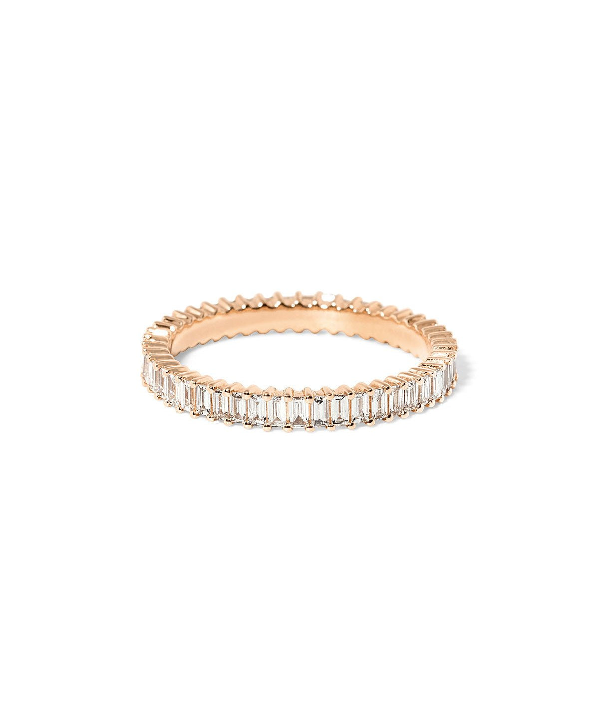 2.6mm Mini Baguette Diamond Ring - PBD Rings