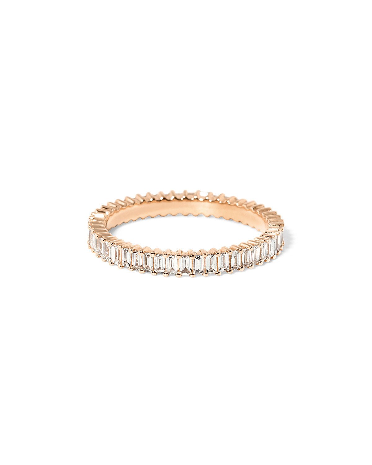 2.6mm Mini Baguette Diamond Ring - PBD Rings
