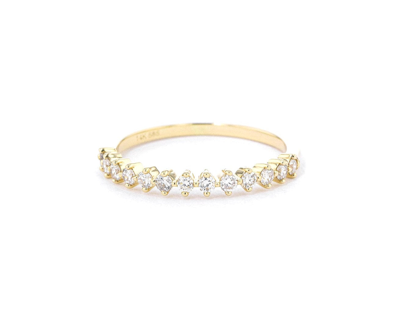 2.6mm North Star Rings Princess Bride Diamonds 