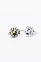 2.71ct D - VVS1 Round Lab Diamond Juliette Studs - PBD Earrings