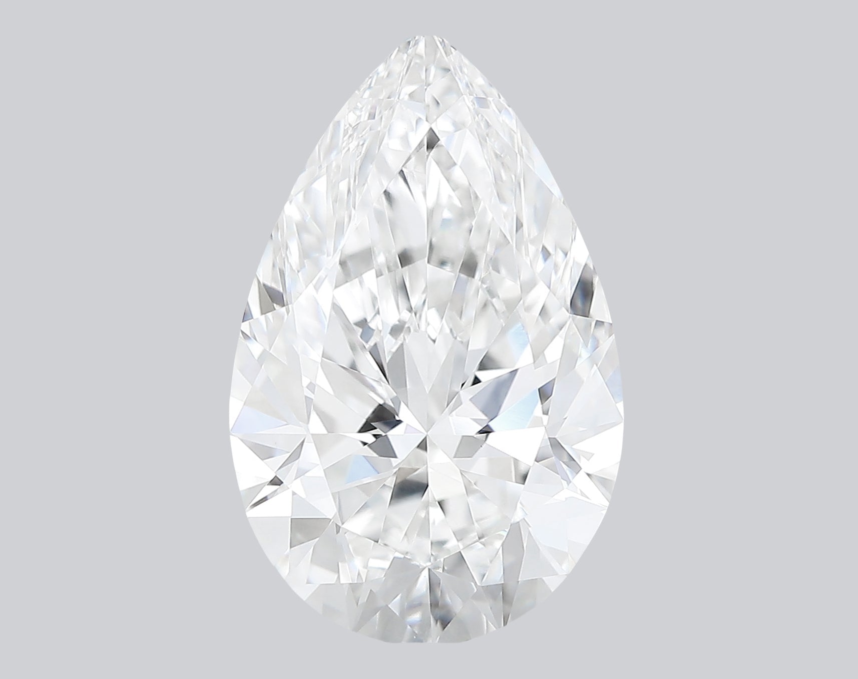 2.75 Carat F - VVS2 Pear Lab Grown Diamond - IGI (126126) - PBD Loose Diamond