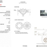 2.75ct E-VS1 Round Lab Diamond Kayla Engagement Rings Princess Bride Diamonds 