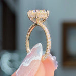 2.75ct E-VS1 Round Lab Diamond Kayla Engagement Rings Princess Bride Diamonds 