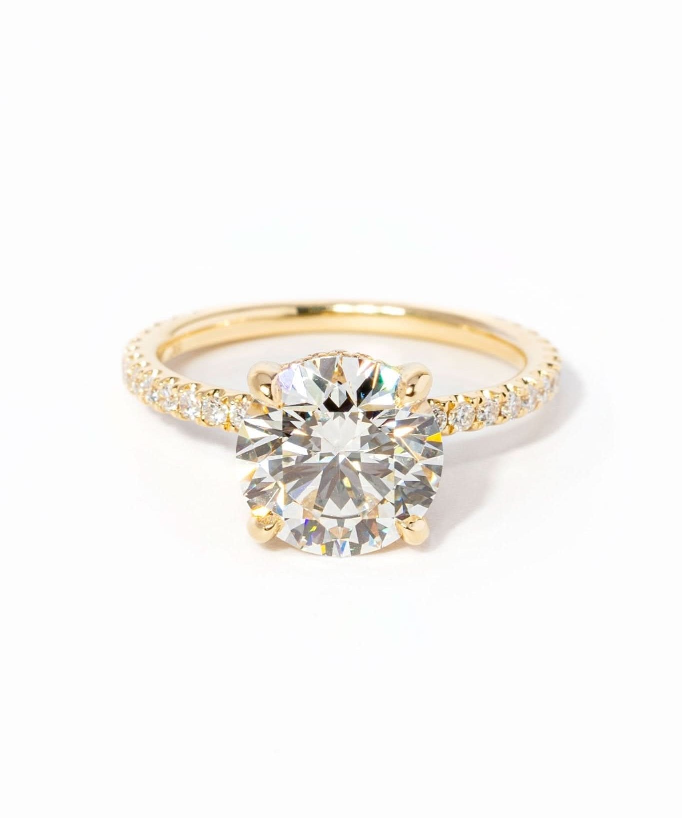 2.75ct E - VS1 Round Lab Diamond Kayla - PBD Engagement Rings