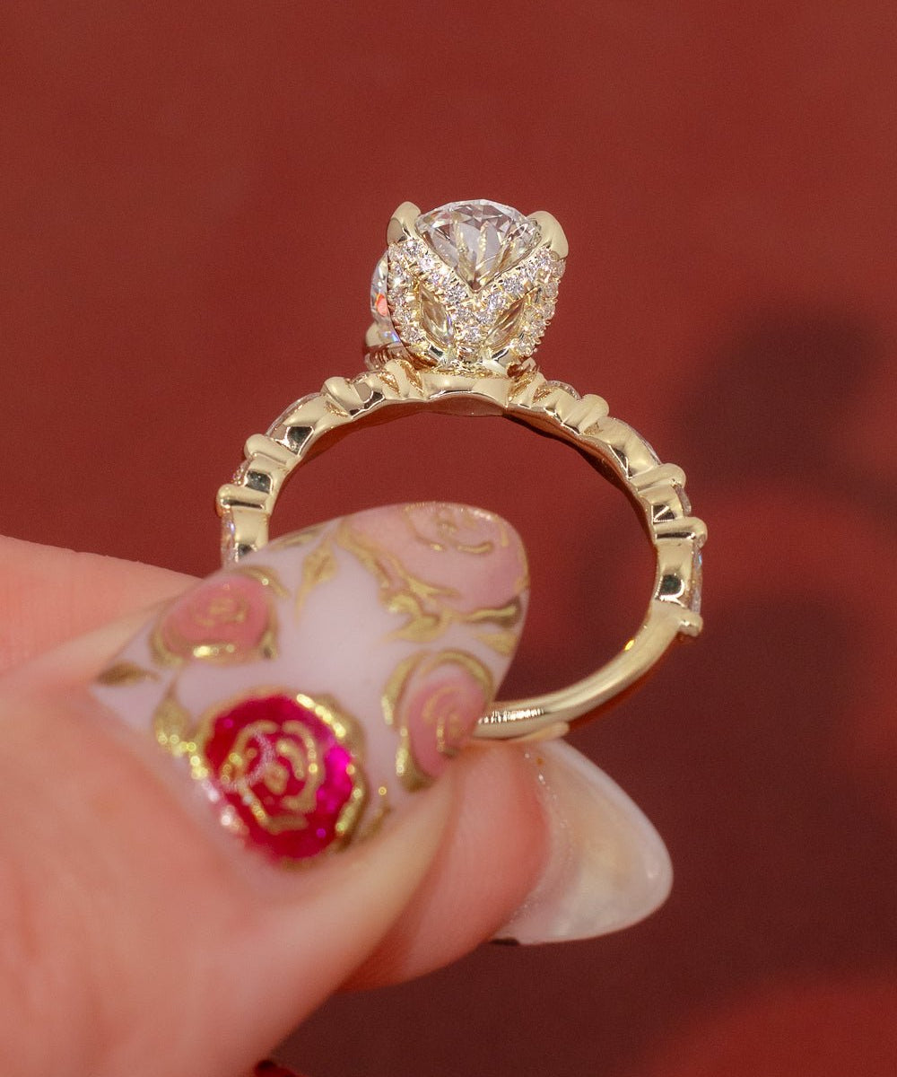 2.75ct F - VS1 Oval Lab Diamond Ren - PBD Engagement Rings