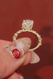 2.75ct F - VS1 Oval Lab Diamond Ren - PBD Engagement Rings