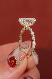 2.75ct F - VS1 Oval Lab Diamond Ren - PBD Engagement Rings