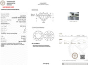 2.78ct E-VS1 Round Lab Diamond Caraline Engagement Rings Princess Bride Diamonds 