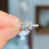 2.82ct E-VS1 Round Lab Diamond Isabela Engagement Rings Princess Bride Diamonds 