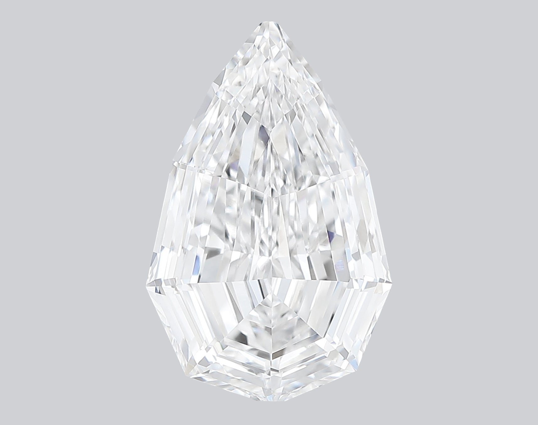 2.84 Carat D - VVS2 Step Cut Pear Lab Grown Diamond - IGI (124661) - PBD Loose Diamond