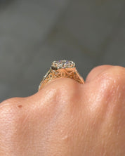 2.84ct D-VVS2 Pear Step Cut Lab Diamond Seraphim - PBD Engagement Rings