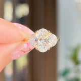 2.85ct E-VVS2 Oval Lab Diamond Lucia Engagement Rings Princess Bride Diamonds 