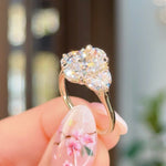 2.85ct E-VVS2 Oval Lab Diamond Lucia Engagement Rings Princess Bride Diamonds 