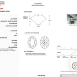 2.85ct E-VVS2 Oval Lab Diamond Lucia Engagement Rings Princess Bride Diamonds 