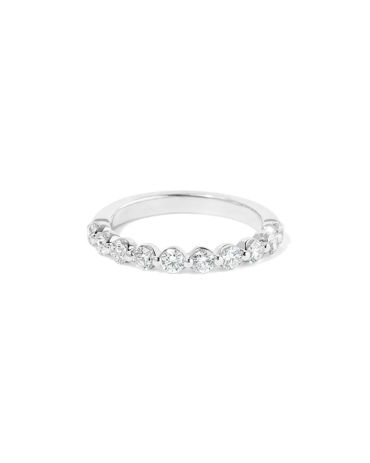 2.8mm Floating Single Prong Diamond Ring - PBD Rings