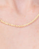 2.8mm Rope Chain 14k Yellow Gold Necklaces Princess Bride Diamonds 