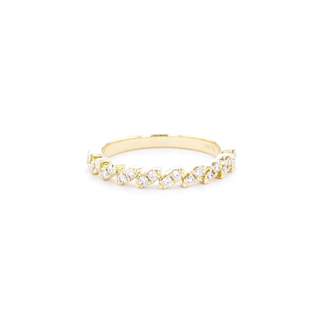 2.8mm Seamless Slanted Marquise Ring Rings Princess Bride Diamonds 