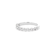 2.8mm Seamless Slanted Marquise Ring Rings Princess Bride Diamonds 