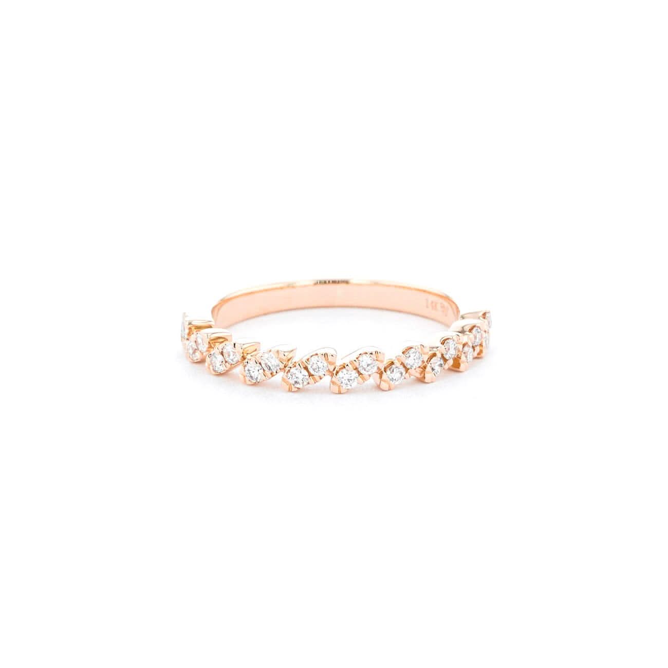 2.8mm Seamless Slanted Marquise Ring - PBD Rings