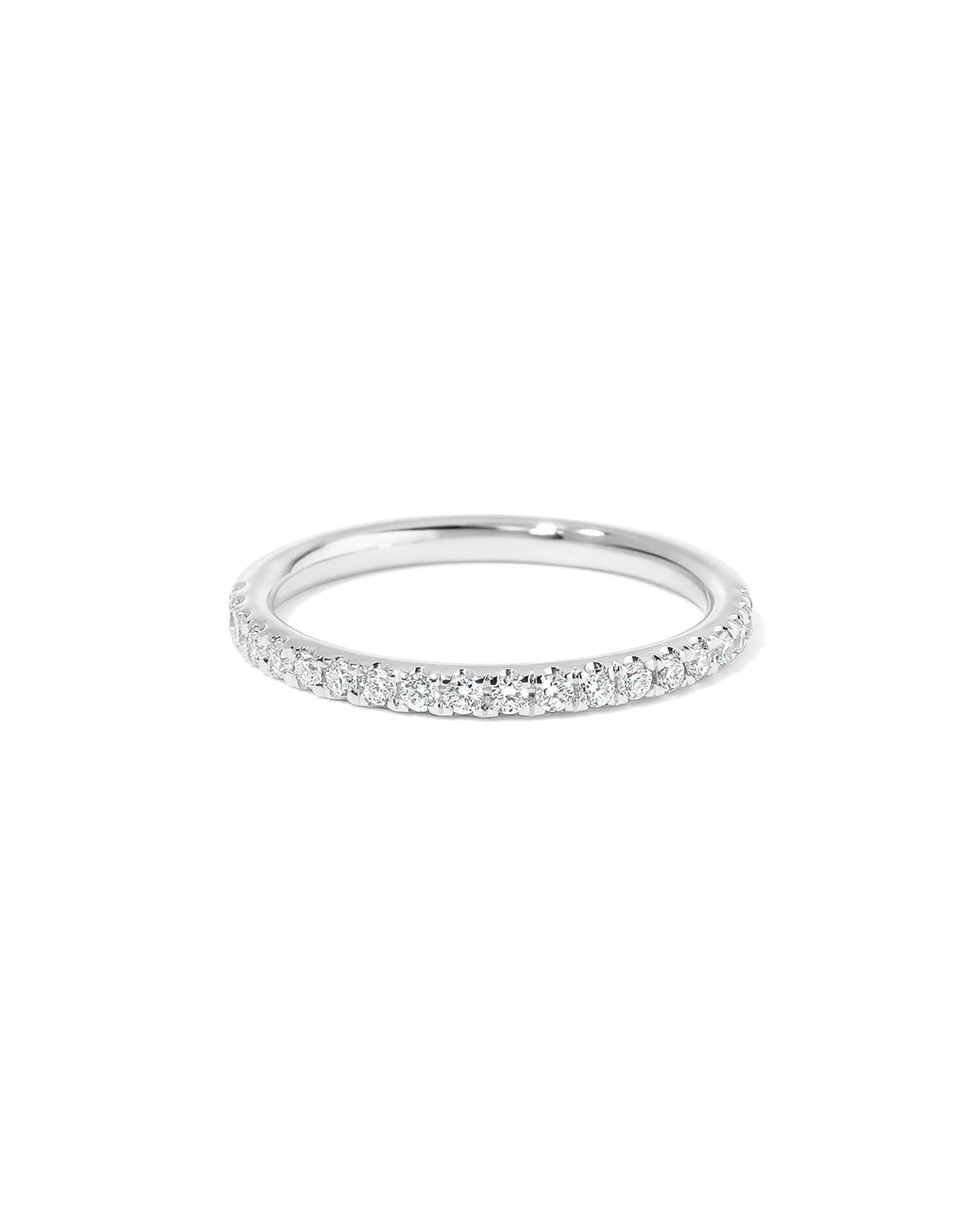 1.6mm Core Pavé Diamond Ring