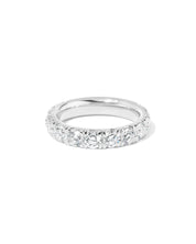 4mm Core Pavé Lab Diamond Ring