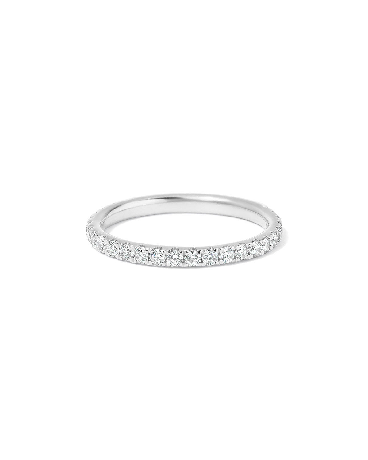 1.8mm Core Pavé Diamond Ring