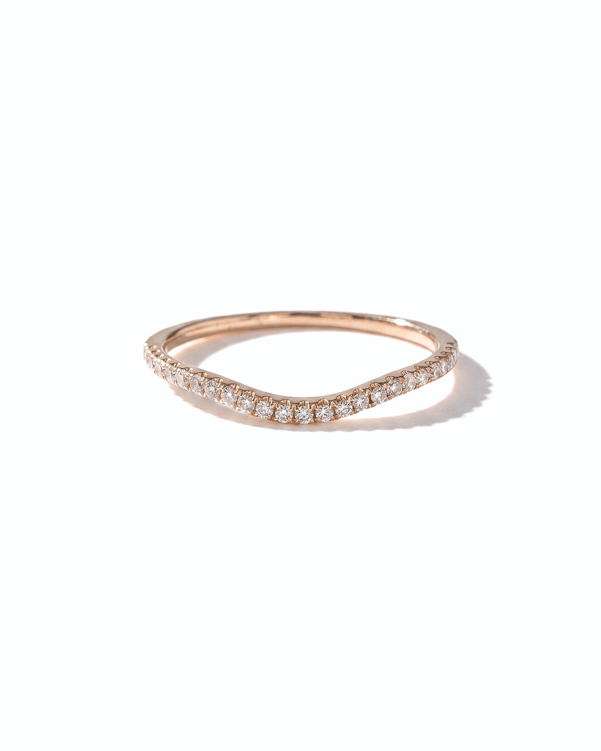 1.6mm Jasmine Curved Pavé Band