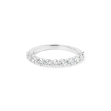 2.4mm Floating Single Prong Diamond Ring