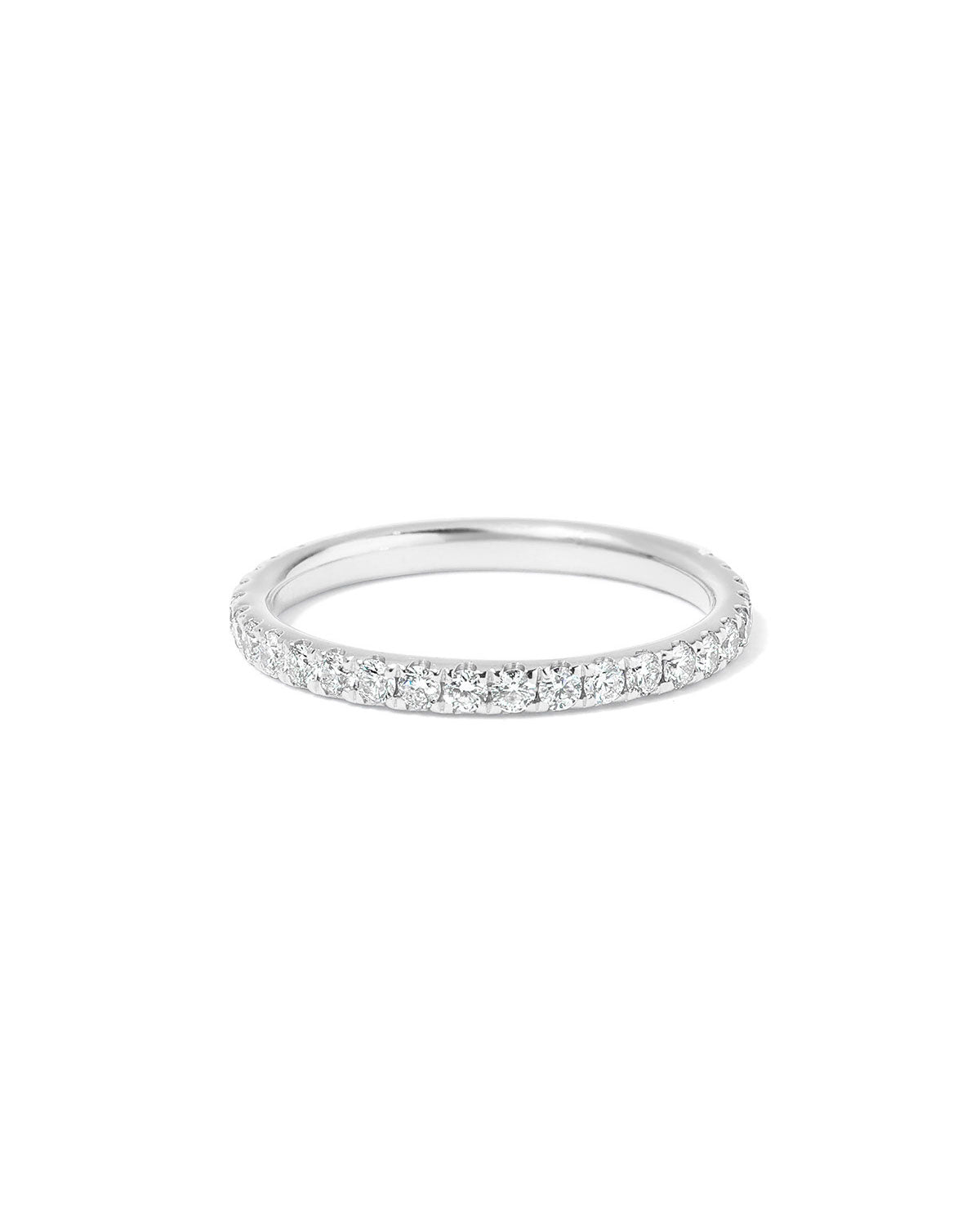 2.0mm Core Pavé Diamond Ring