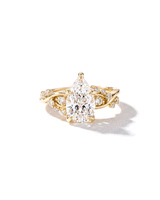 2.01ct D-VS1 Pear Lab Diamond Ariel